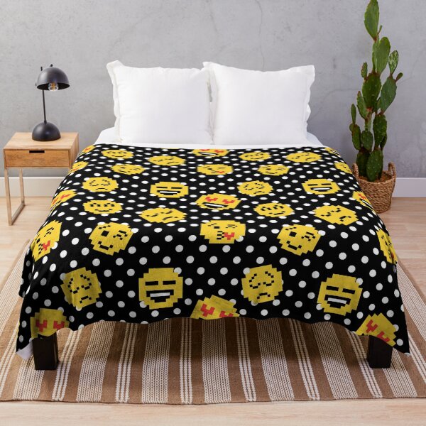 Item preview, emoji pixel Design Print Pattern designed and sold by Kriengsaktalek.