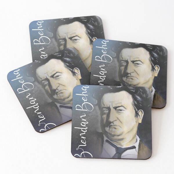 Item preview, Brendan Behan Portrait Wall Art designed and sold by ConorKeeganArt.