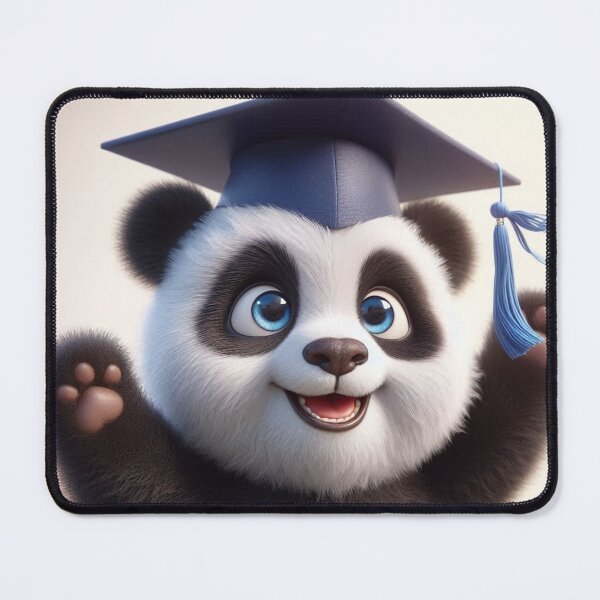 Item preview, Cute Graduate Panda 3 designed and sold by PANDALOVEART.