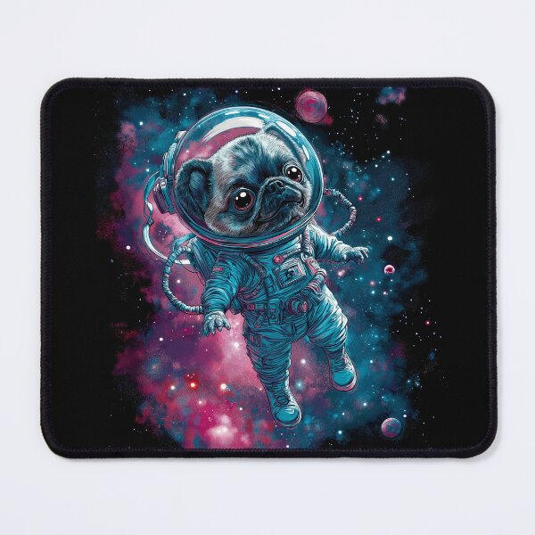 Item preview, Adorable Pug Astronaut Floating in Space designed and sold by Vinson-MFG.