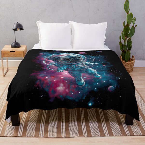 Item preview, Adorable Pug Astronaut Floating in Space designed and sold by Vinson-MFG.