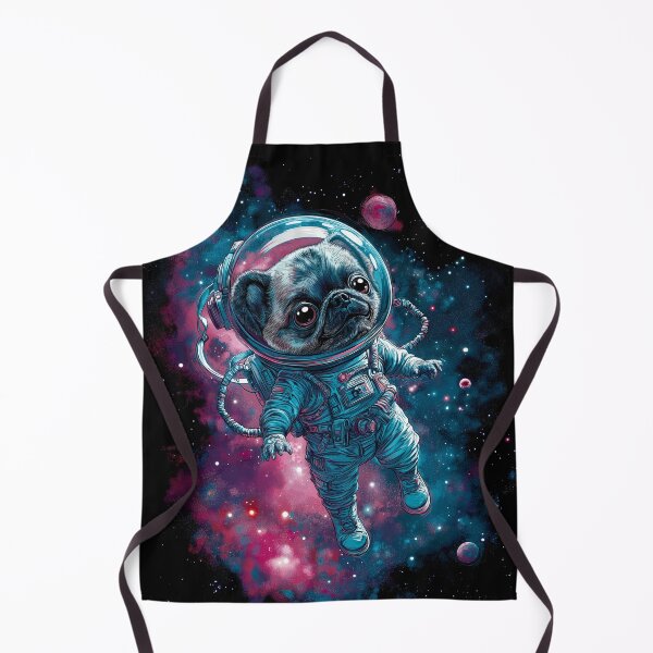 Item preview, Adorable Pug Astronaut Floating in Space designed and sold by Vinson-MFG.