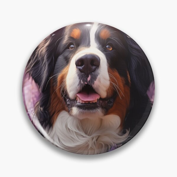 Item preview, Bernese Mountain Dog in lavenders designed and sold by PetsArt.