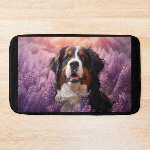 Item preview, Bernese Mountain Dog in lavenders designed and sold by PetsArt.