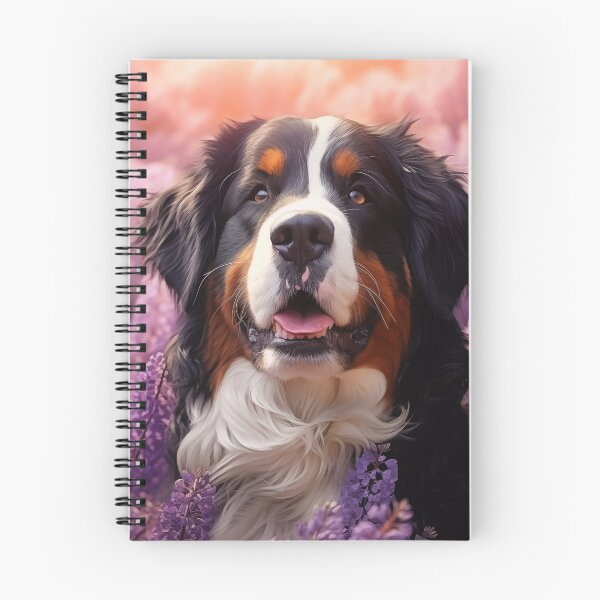 Item preview, Bernese Mountain Dog in lavenders designed and sold by PetsArt.