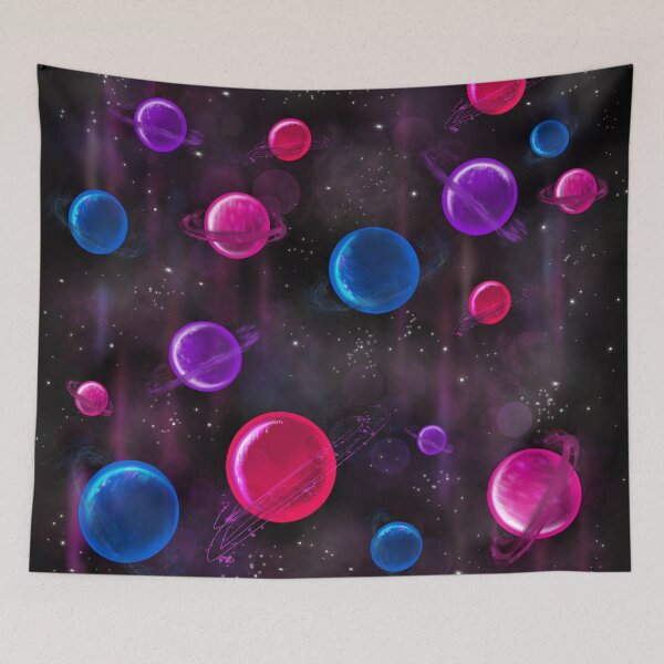 Artikelvorschau, Blasenplaneten Druck entworfen und verkauft von rainbowdazzle.