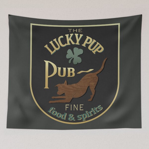 Item preview, The Lucky Pup Pub designed and sold by maryhorohoe.