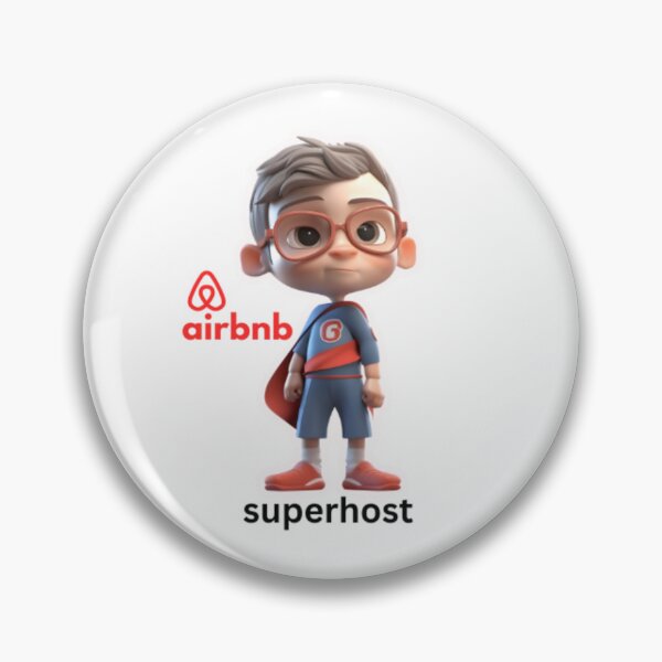 Item preview, Super Hero Super Host Airbnb Reservation Apartments Five Stars designed and sold by DaniVi.