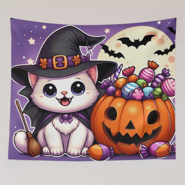 Item preview, Cute halloween cat designed and sold by Fabian-Artes.