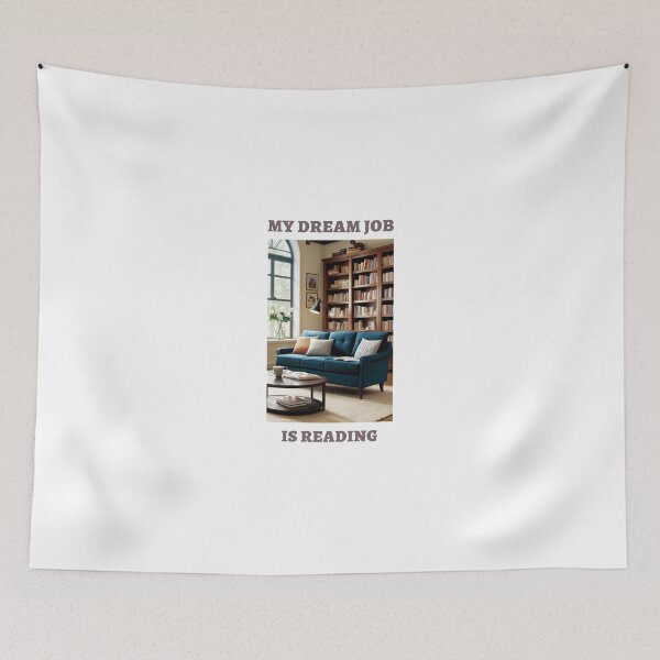 Item preview, My dream job is reading t-shirt top shirt designed and sold by OAKDEN.