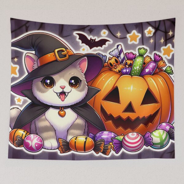 Item preview, Cute halloween cat designed and sold by Fabian-Artes.
