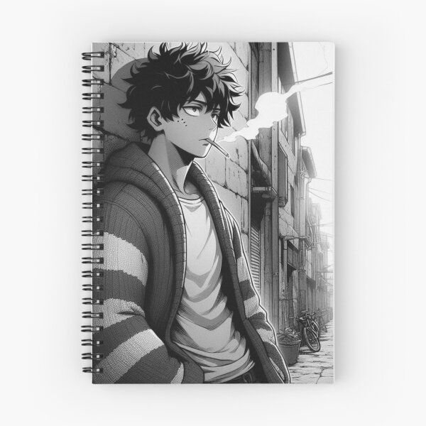 Aperçu de l'œuvre Anime D E K U, héros stressé créée et vendue par AstroAppa.