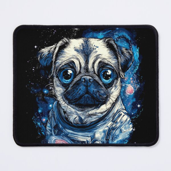 Item preview, Galaxy Explorer Pug on an Interstellar Journey designed and sold by Vinson-MFG.