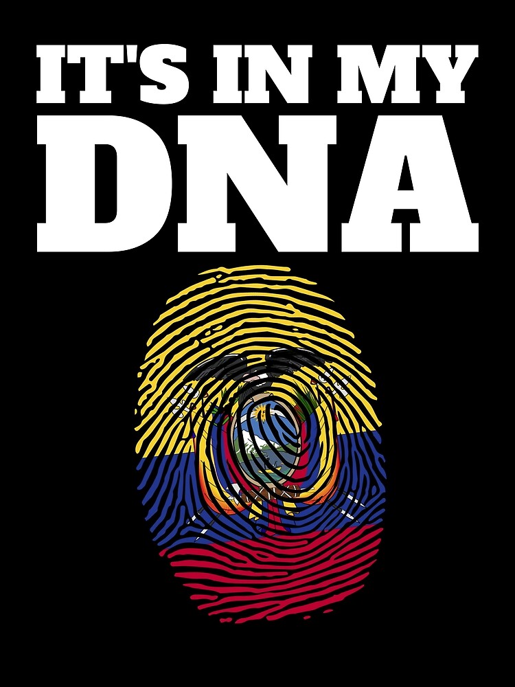 Thumbnail 3 von 3, Tuch, It's IN My DNA Ecuador Flag Fingerprint Ecuadorian Ecuador Gear designt und verkauft von DynamicDesign.