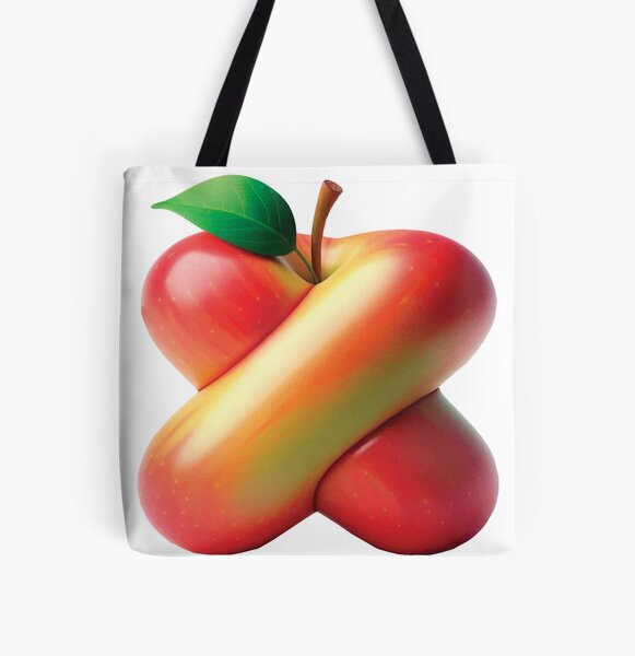 APPLE LETTER X All Over Print Tote Bag