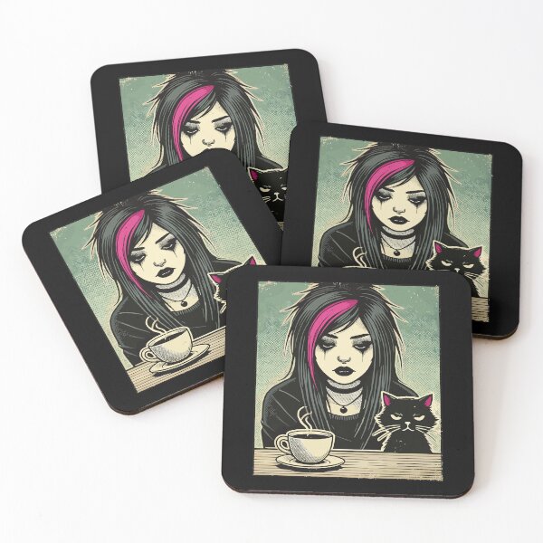 Item preview, Pastel Goth Style Grumpy Cat Lover Goth designed and sold by LuminOrb.