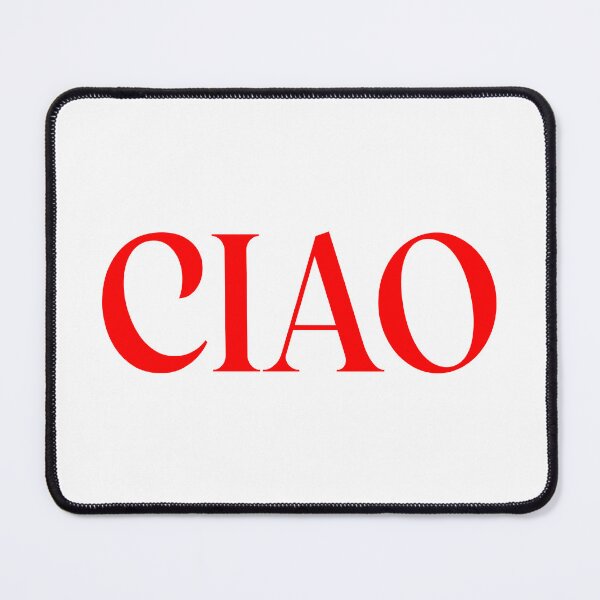 Item preview, Ciao Italian Word Red designed and sold by Jeallan Designs.