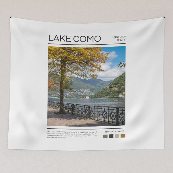 Item preview, Lake Como - Italy - Photography designed and sold by StudioRedKoala.