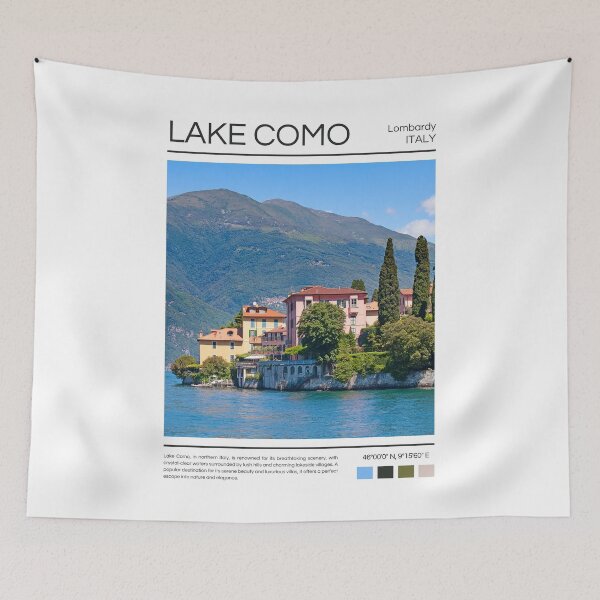 Item preview, Lake Como - Italy - Photography designed and sold by StudioRedKoala.