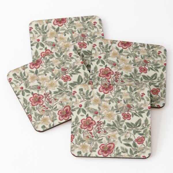 Item preview, Faux Embroidery Botanical Flower Pattern designed and sold by FlowerMeFlorals.