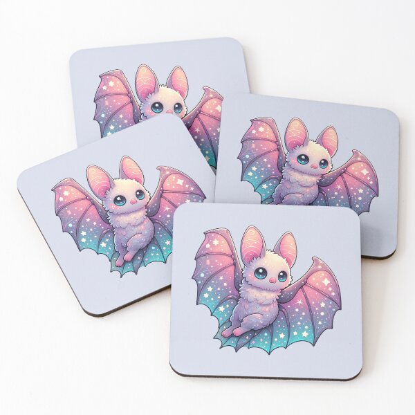 Item preview, Cute Starry Bat with Galaxy Wings Illustration designed and sold by Kwanbaba21.