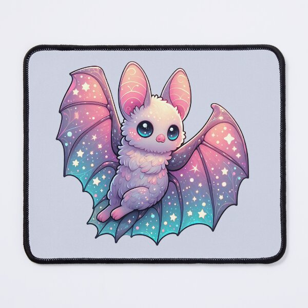 Item preview, Cute Starry Bat with Galaxy Wings Illustration designed and sold by Kwanbaba21.