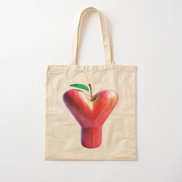 APPLE LETTER Y Cotton Tote Bag