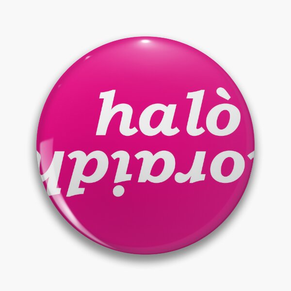 Item preview, halò tìoraidh (hello cherrio in Scottish Gaelic) with pink background designed and sold by Mamaidh Made.