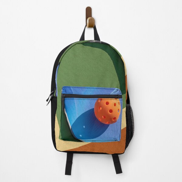 Artikelvorschau, Pickleball-Schläger auf dem Platz Minimalismus entworfen und verkauft von OutofFocusShop.