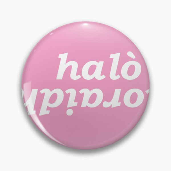 Item preview, halò tìoraidh (hello cherrio in Scottish Gaelic) with pink pastle background designed and sold by Mamaidh Made.