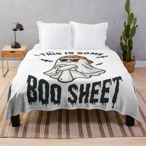 Item preview, Funny Halloween Ghost Boo Sheet designed and sold by RCMstore.