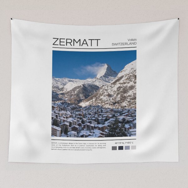 Item preview, Zermatt - Switzerland - Photography designed and sold by StudioRedKoala.