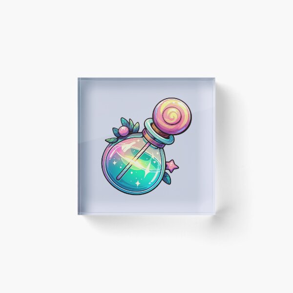 Item preview, Magical Potion Bottle with Cosmic Glow designed and sold by Kwanbaba21.