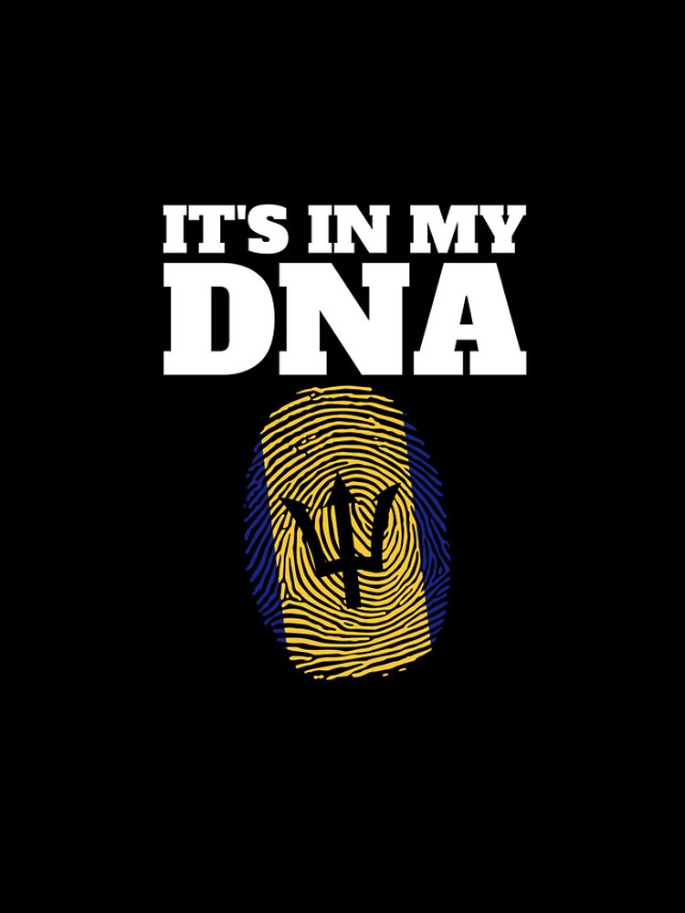 Imagen 4 de 4, Funda de iPhone con la obra It's IN My DNA Barbados Flag Fingerprint Bajan Barbados Gear, diseñada y vendida por DynamicDesign.