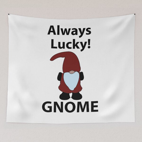 Item preview, Gnome Always Lucky Gnome designed and sold by Nisha Prabhu.