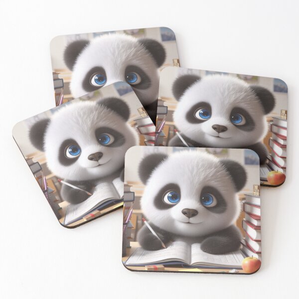 Item preview, School Panda 1 designed and sold by PANDALOVEART.