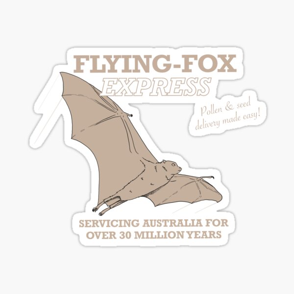Item preview, Flying-Fox Express - Cream Borderless designed and sold by KarlyFMixedArts.