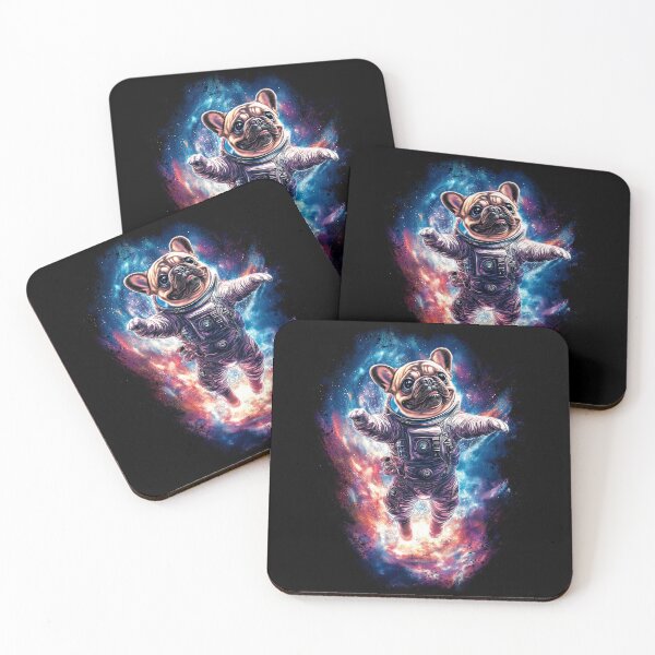 Item preview, French Bulldog Astronaut Soaring Through the Galaxy designed and sold by Vinson-MFG.