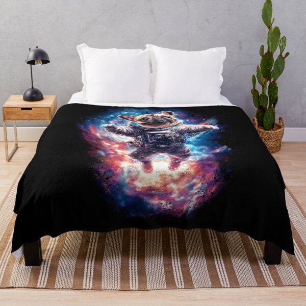 Item preview, French Bulldog Astronaut Soaring Through the Galaxy designed and sold by Vinson-MFG.