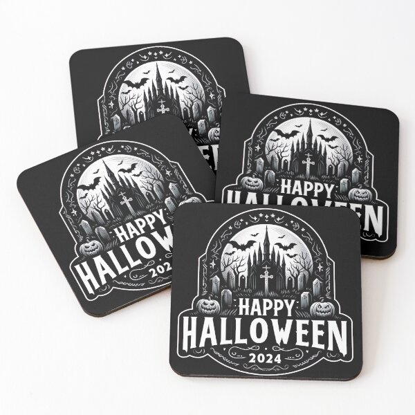 Artikelvorschau, Fröhliches Halloween 2024 entworfen und verkauft von Nerd Out!.