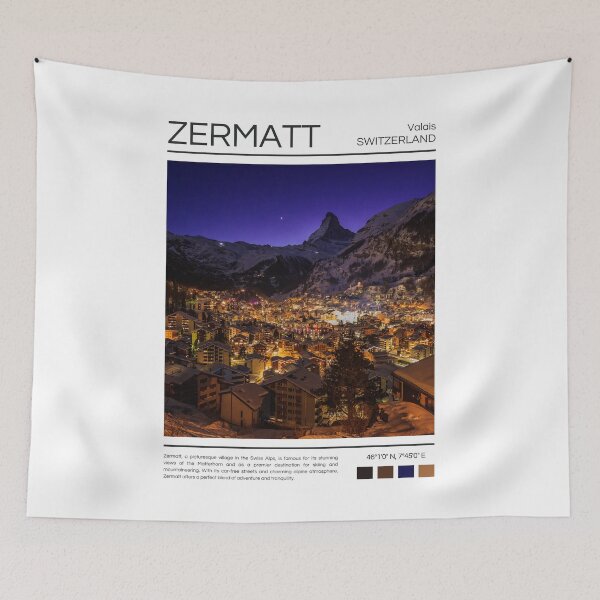 Item preview, Zermatt - Switzerland - Photography designed and sold by StudioRedKoala.