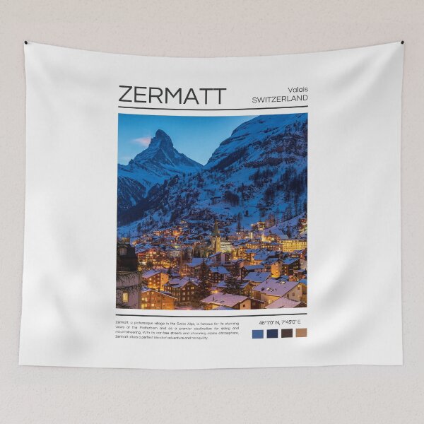 Item preview, Zermatt - Switzerland - Photography designed and sold by StudioRedKoala.