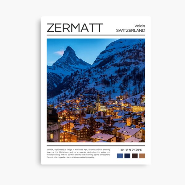 Item preview, Zermatt - Switzerland - Photography designed and sold by StudioRedKoala.