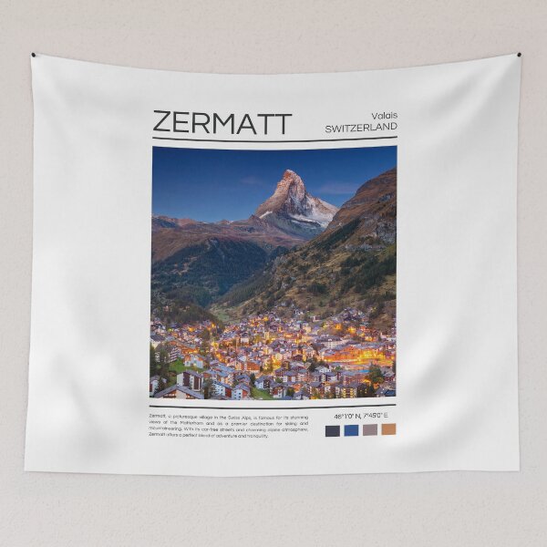 Item preview, Zermatt - Switzerland - Photography designed and sold by StudioRedKoala.
