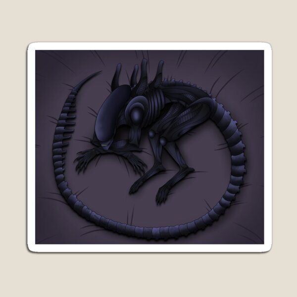 Item preview, Alien Sleeping Xenomorph designed and sold by AbyssHorizon.