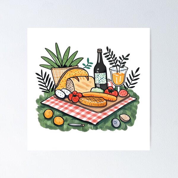 Item preview, Nice picnic designed and sold by MidArtForge.