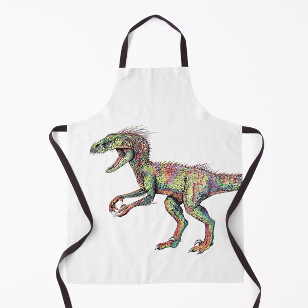 Item preview, Colourful Raptor Dinosaur designed and sold by PeterStaggArt.