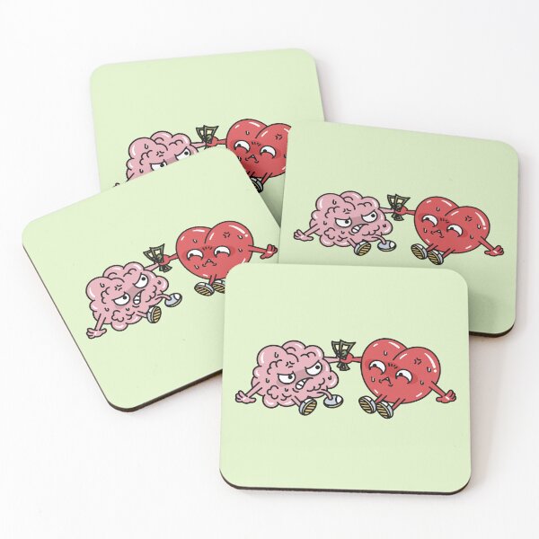 Item preview, My heart and brain are fighting for money. designed and sold by Pixcass.