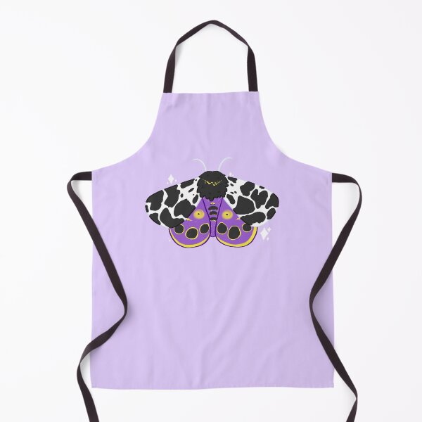 Item preview, Non binary pride garden tiger moth designed and sold by squishyenby.