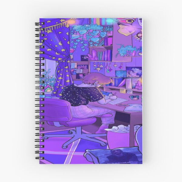 Item preview, Chica estudiando kanji en el escritorio designed and sold by FINGMARK.